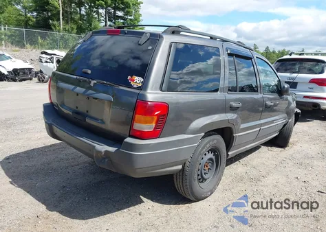 2004 Jeep Grand Cherokee Laredo из США, поврежденный, VIN 1J4GW48S54C321766